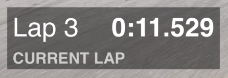 Lap Time Indicator widget screenshot
