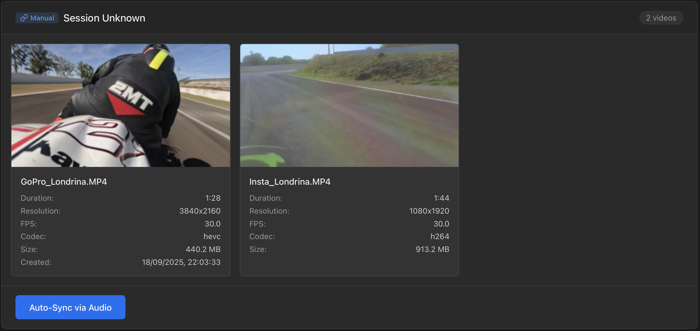 Drop your videos - folder watching auto-detection